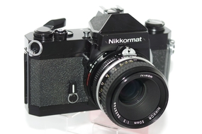 黑色单反相机电子设备图片